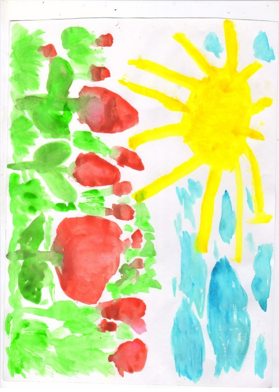 Детский рисунок - Краски лета