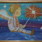 Рисунок "Мечты ангела" на конкурс "Конкурс творческого рисунка “Свободная тема-2021”"