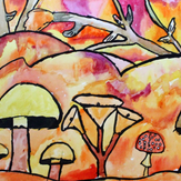 Рисунок "Осенью" на конкурс "Конкурс детского рисунка “Сказочная осень - 2018”"