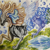 Рисунок "Невиданное животное" на конкурс "Конкурс детского рисунка “Невероятные животные - 2018”"