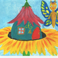 Цветочный домик для бабочки, Надежда Рыбцова, 6 лет