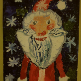 Рисунок "Дед Мороз" на конкурс "Конкурс детского рисунка “Новогодняя Открытка-2019”"