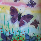 Рисунок "Красивые бабочки"