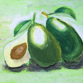 Рисунок "Люблю авокадо" на конкурс "Конкурс творческого рисунка “Свободная тема-2019”"