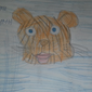 Мой тигр игрушка рисовала сестренку 5 лет, Милана Бодягина, 7 лет
