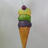Рисунок "мороженое"
