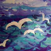 Рисунок "Море и Чайки"