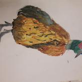 Рисунок "Одинокий фазан" на конкурс "Конкурс творческого рисунка “Свободная тема-2020”"
