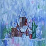 Рисунок "Зима" на конкурс "Конкурс творческого рисунка “Свободная тема-2022”"