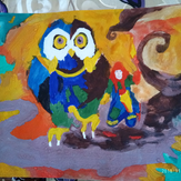 Рисунок "Осень в лесу" на конкурс "Конкурс детского рисунка “Сказочная осень - 2018”"