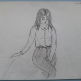 Рисунок "Девушка" на конкурс "Конкурс творческого рисунка “Свободная тема-2019”"