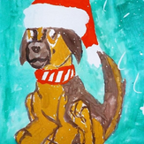 Рисунок "Собака" на конкурс "Конкурс детского рисунка "Любимое животное - 2018""