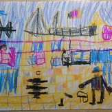 Рисунок "Полицейский" на конкурс "Конкурс детского рисунка “Когда я вырасту... 2018”"