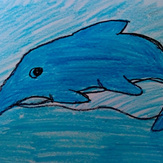 Рисунок "Дельфин"