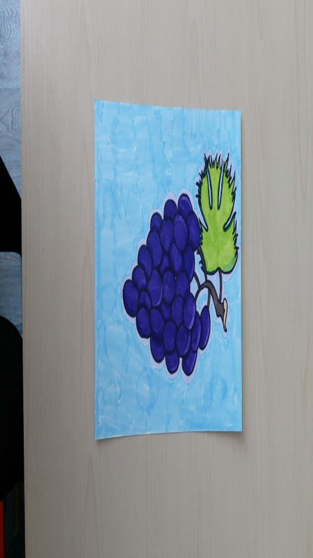 Рисунок - Гроздь винограда