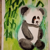 Рисунок "Мишка панда"