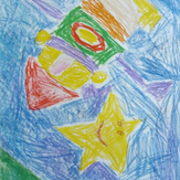 Рисунок "ракета в космосе" на конкурс "Конкурс детского рисунка “Таинственный космос - 2018”"