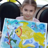 Рисунок "Золотая рыбка" на конкурс "Конкурс творческого рисунка “Свободная тема-2021”"