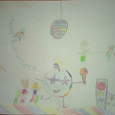 Рисунок "Веселая компания рисовашек" на конкурс "Конкурс детского рисунка по 5-й серии сериала Рисовашки "Мыльный пузырь""