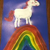 Рисунок "Пони на радуге" на конкурс "Конкурс детского рисунка “Чудесное Лето - 2019”"