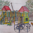 Рисунок "Детская площадка" на конкурс "Конкурс детского рисунка "Рисовашки и друзья""