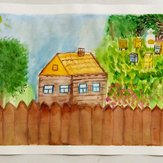 Рисунок "Дедушкина пасека" на конкурс "Конкурс творческого рисунка “Свободная тема-2024""
