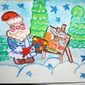 Рисунок  Деда мороза, Виктория Лондарева, 11 лет