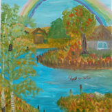 Рисунок "Яркие краски осени" на конкурс "Конкурс рисунка "Осенний листопад 2017""