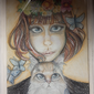 Девушка с котиком, Ариша Володина, 11 лет