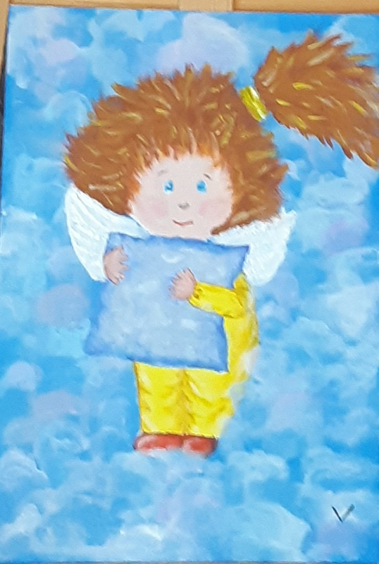 Детский рисунок - Ангел