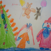 Рисунок "Чудеса на Новый год" на конкурс "Конкурс детского рисунка “Новогодняя Открытка-2019”"