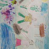 Рисунок "Моя семья с заботой о природе" на конкурс "Конкурс детского рисунка "Моя Семья - 2021""