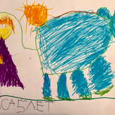 Рисунок "Принцесса и ее слон" на конкурс "Конкурс творческого рисунка “Свободная тема-2019”"