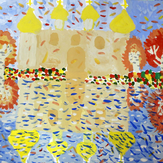 Рисунок "Осень золотая" на конкурс "Конкурс творческого рисунка “Свободная тема-2019”"