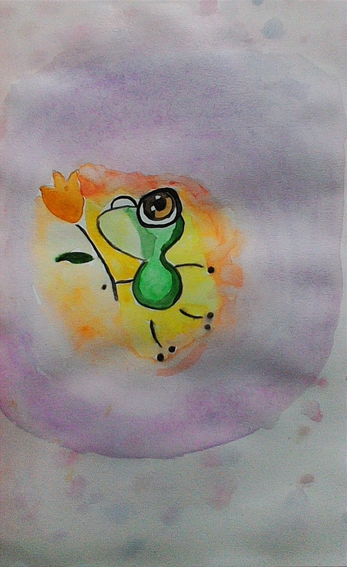 Детский рисунок - Счастье 2012