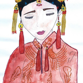 Рисунок "китаянка" на конкурс "Конкурс творческого рисунка “Свободная тема-2020”"