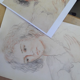 Рисунок "копия портрета Рубенса"