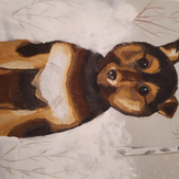 Рисунок "Мой друг" на конкурс "Конкурс детского рисунка "Любимое животное - 2018""