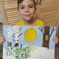 Первоцветы в лесу, Демид Щекунских, 5 лет