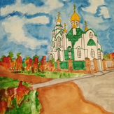 Рисунок "Церковь" на конкурс "Конкурс творческого рисунка “Свободная тема-2021”"