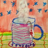Рисунок "Горячий чай" на конкурс "Конкурс творческого рисунка “Свободная тема-2019”"