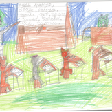 Рисунок "Школа зверей" на конкурс "Супер-конкурс детского рисунка "Школа Зверят""
