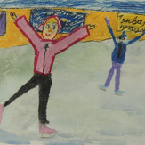 Рисунок "фигурное катание" на конкурс "Конкурс детского рисунка “Спорт в нашей жизни”"