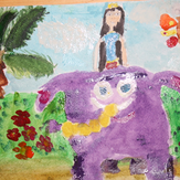 Рисунок "Путешествие Принцессы" на конкурс "Конкурс детского рисунка по 2-й серии «Верный Слоник»"