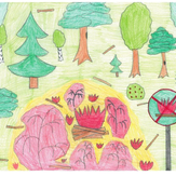 Рисунок "Нет лесным пожарам" на конкурс "Конкурс творческого рисунка “Свободная тема-2020”"