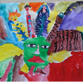 Рисунок "Чудо-Юдо из космозоопарка" на конкурс "Конкурс детского рисунка “Таинственный космос - 2018”"