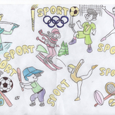 Рисунок "Спорт для всех" на конкурс "Конкурс детского рисунка “Спорт в нашей жизни”"