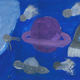 Рисунок "Мой космос" на конкурс "Конкурс детского рисунка “Таинственный космос - 2018”"