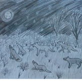 Рисунок "Волки"