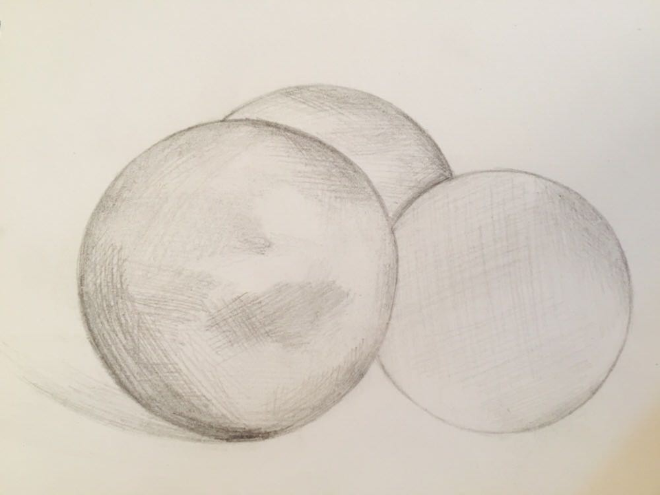 Детский рисунок - шарики